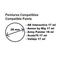 Charger l'image dans la galerie, Rangement peintures Vallejo et deux tiroirs longs
