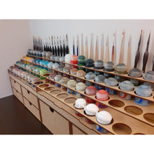 Charger l'image dans la galerie, Bureau complet peintures Citadel 80 pots 6 tiroirs