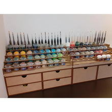 Charger l'image dans la galerie, Bureau complet peintures Citadel 80 pots 6 tiroirs