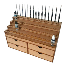 Load image into Gallery viewer, Large Vallejo paints rack and four large drawers