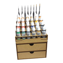 Charger l'image dans la galerie, Rangement peintures Vallejo et deux tiroirs longs
