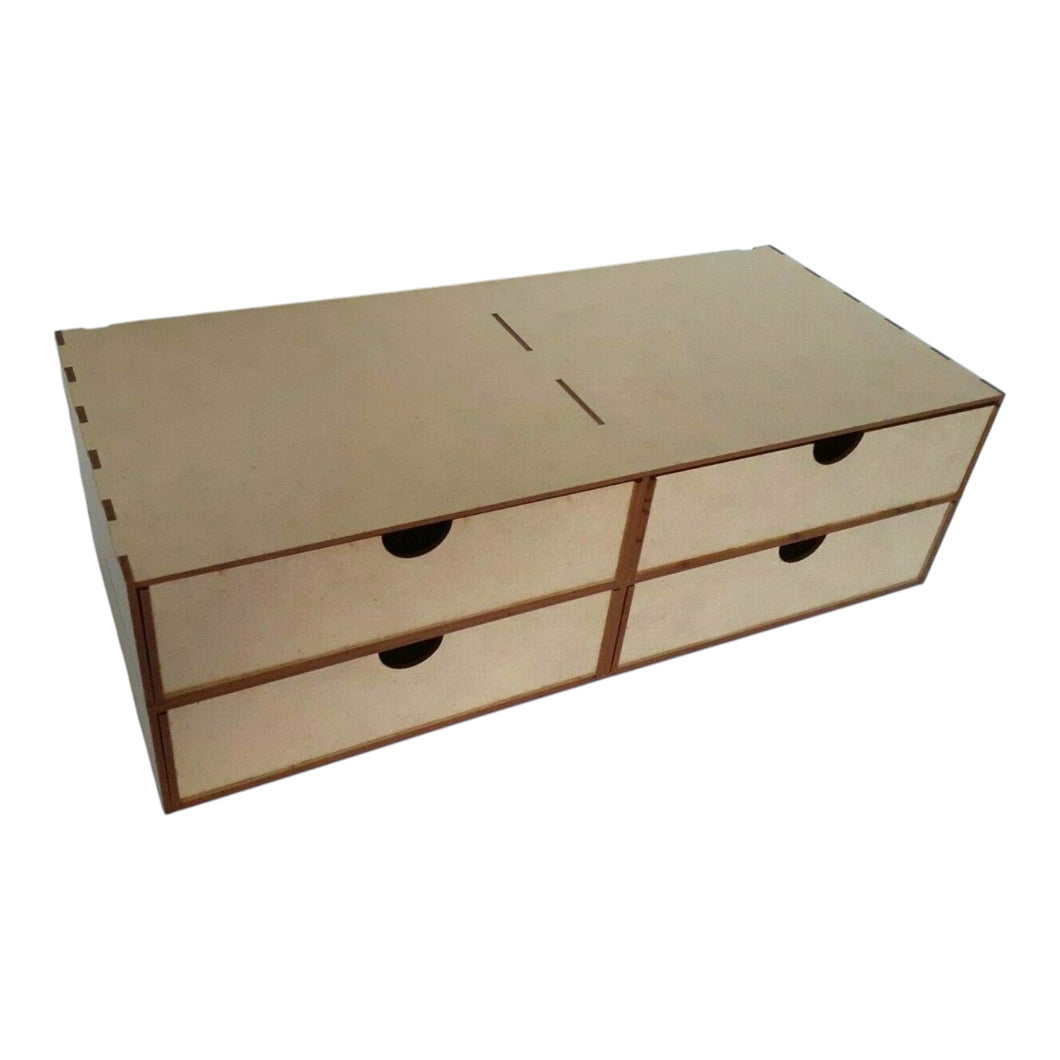 Système de rangement quatre tiroirs grande taille