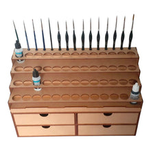 Charger l&#39;image dans la galerie, Grand rangement peintures Vallejo et quatre tiroirs
