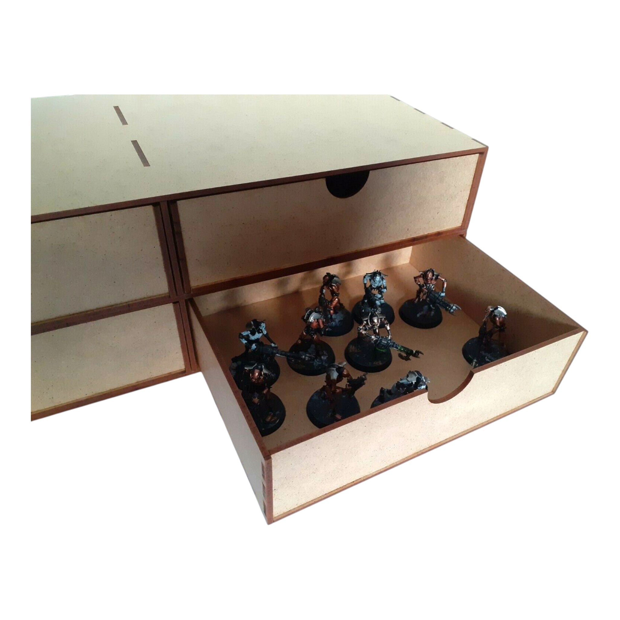 Organisateur Peintures HobbyGlory 4 Tiroirs - Rangement 40 Pots + 16 Pinceaux Pour Maquettisme Et Warhammer
