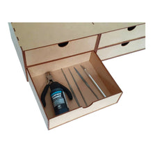 Load image into Gallery viewer, Large Citadel paints rack and four large drawers
