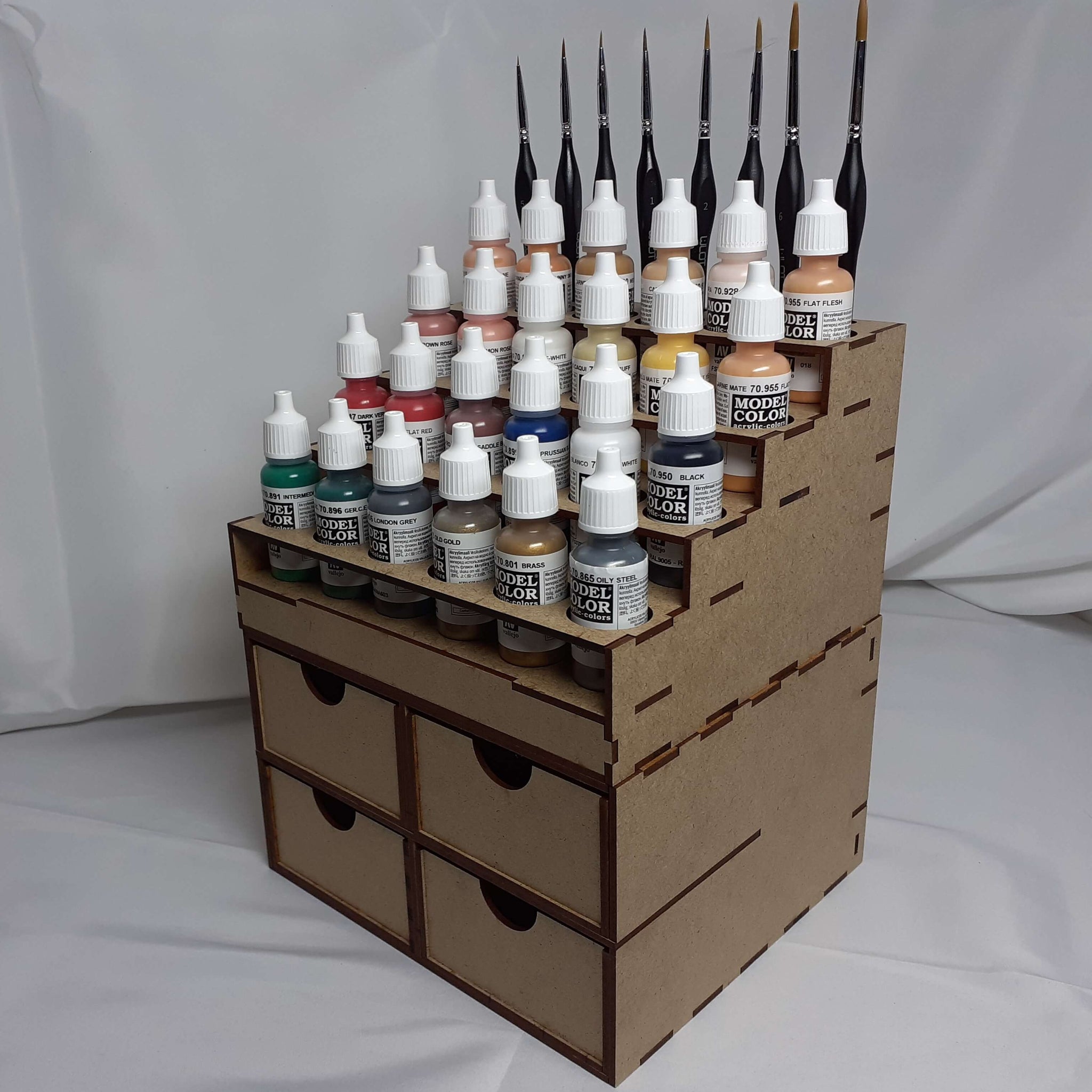 Rangement modulaire Rack de peinture armoire organisateur tiroirs Miniature  GW, Citadel, Model Master, Vallejo et Army Painter iPad tablette support  DIY -  France