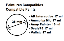 Charger l&#39;image dans la galerie, Grand rangement peintures Vallejo et deux tiroirs profonds
